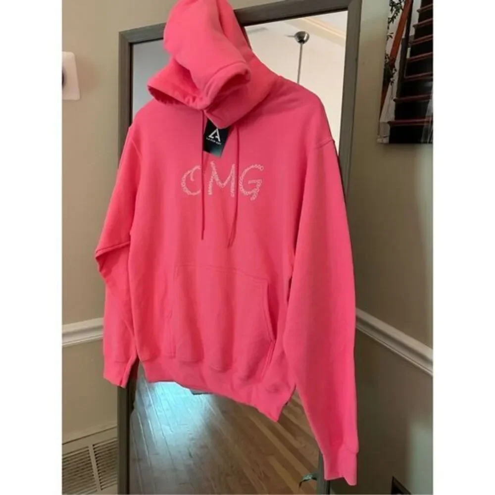 La Pop Art Logo Hoodie Sweatshirt Size Small